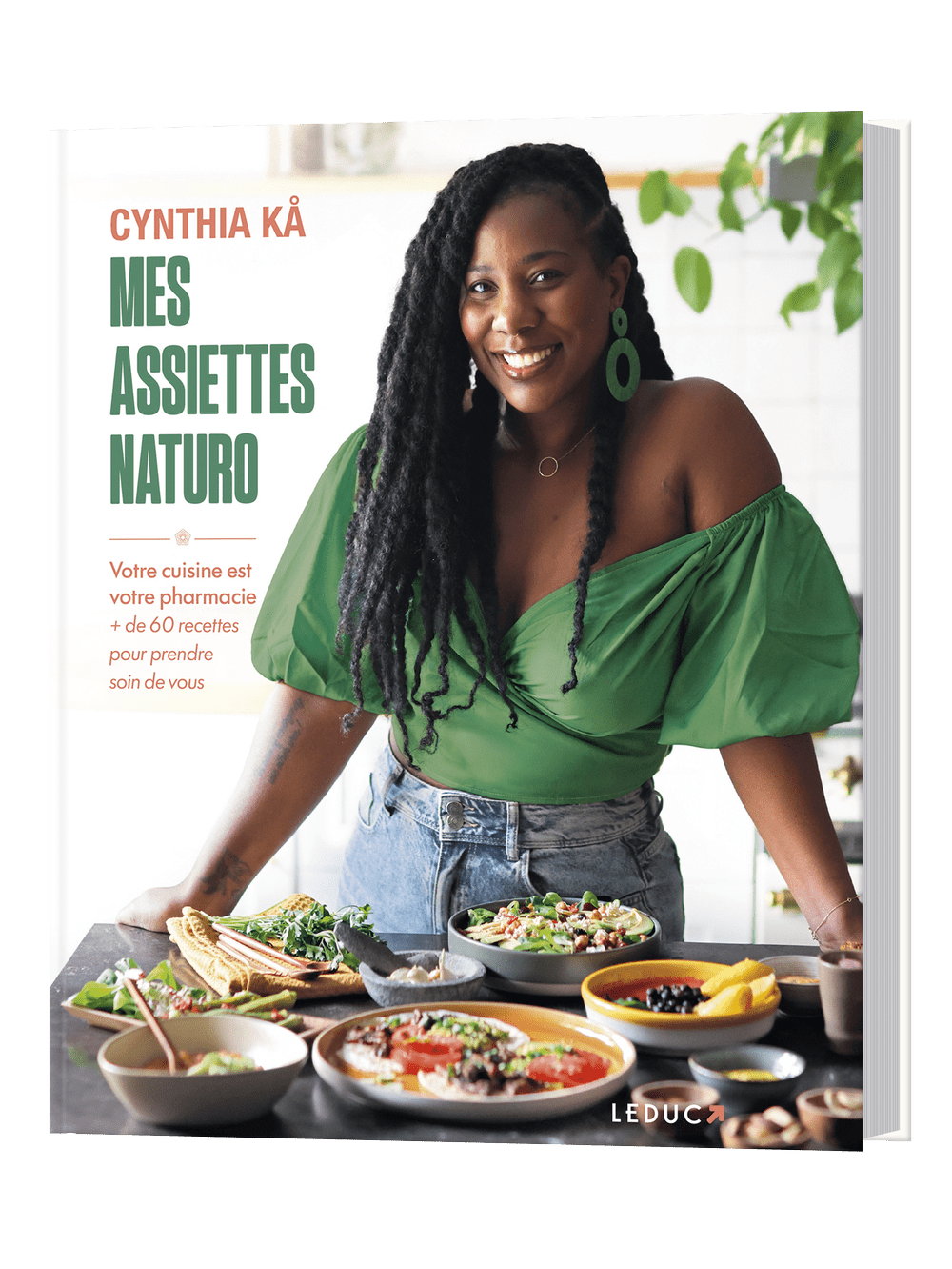 Couverture de Mes assiettes naturo, éditions Leduc